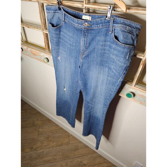 LEVIS Boot Cut 590 Jeans Medium Wash Ladies size 22M - Picture 4 of 7